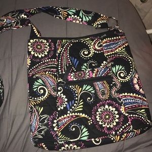 Vera Bradley Floral Black Bag